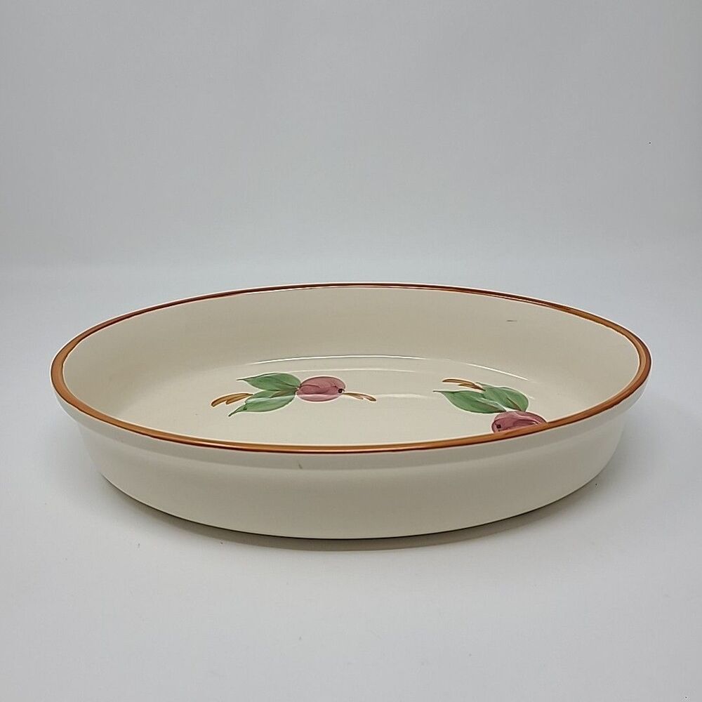 Vintage Franciscan Apple 12" OVAL Casserole Baking Serving Dish Gratin